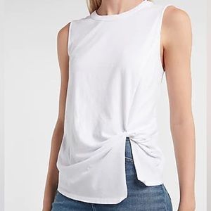 Express Twist Front Muscle Tank